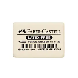FABER-CASTELL Gomme en caoutchouc 7041-20, blanc photo du produit