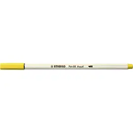 STABILO Feutre pinceau Pen 68 brush, jaune citron photo du produit