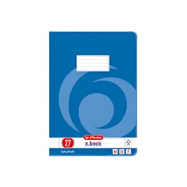 HERLITZ Cahier x.book, A4, linéature 25 / ligné, avec marge photo du produit