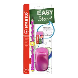STABILO Kit pour &eacute;colier EASYgraph, pour droitiers, rose vif photo du produit