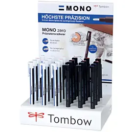 TOMBOW Stylo-gomme 'MONO zero', présentoir de 24 photo du produit