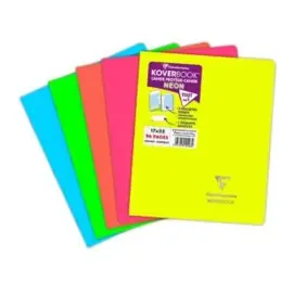 10 Clairefontaine Cahier Koverbook NEON, 170 x 220 mm, Sey&egrave;s photo du produit