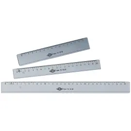 WEDO R&egrave;gle plate, 300 mm, en plastique, transparente photo du produit