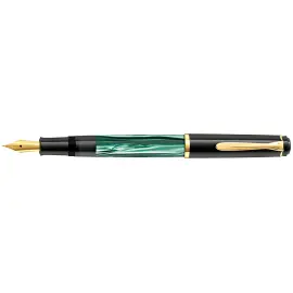 Pelikan Stylo plume M 200, vert marbr&eacute;, taille de plume: F photo du produit