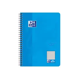 Oxford Cahier Touch, B5, quadrill&eacute;, 160 pages, bleu mer photo du produit