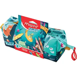 MAPED Trousse JUNGLE fever, garni, 24 articles photo du produit