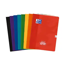 Oxford Cahier &agrave; pochettes DUO, 240 x 320 mm, sey&egrave;s, 96 pages photo du produit