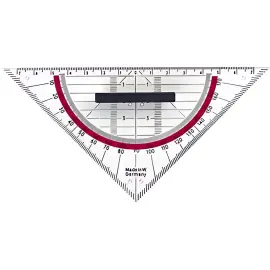 HERLITZ Equerre g&eacute;om&eacute;trique, hypot&eacute;nuse: 160 mm, avec photo du produit