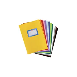 25 HERLITZ Protège-cahier format A5, gravé (paille), en PP photo du produit