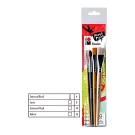 Marabu Kit de pinceaux 'Basics', &eacute;quipement de base photo du produit