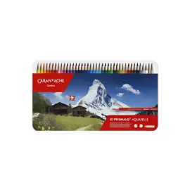 CARAN D'ACHE Crayon de couleur PRISMALO Aquarelle, 80 pi&egrave;ces photo du produit