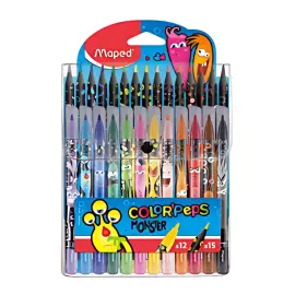 MAPED Kit de coloriage COLOR'PEPS MONSTER, &eacute;tui de 24 photo du produit