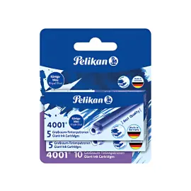 Pelikan Cartouche d'encre longues 4001 GTP/5, bleu photo du produit
