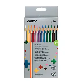 LAMY Crayon de couleur triangulaire plus, &eacute;tui carton de 12 photo du produit