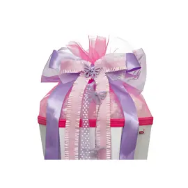 ROTH Ruban pour cornet scolaire 'Pink Dots', bleu clair/rose photo du produit