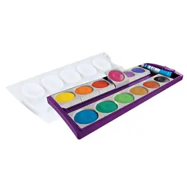 Pelikan Bo&icirc;te de peinture K12, 12 couleurs, violet photo du produit