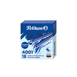 Pelikan Cartouches d'encre longues 4001 GTP/18, bleu roi photo du produit