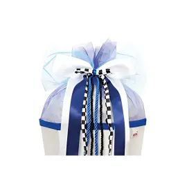 ROTH Pochette 'Speed', blanc/bleu/noir en 70% polyester et photo du produit