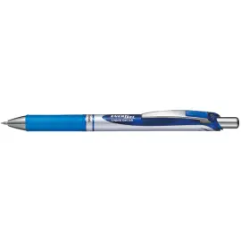 Rollers Energel retractable pointe metal fine 0.7mm bleu - Pentel photo du produit