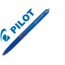 Stylo-bille pilot super grip g retractable pointe fine bleu photo du produit