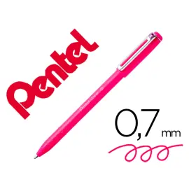 Stylos - bille izee a capuchon pointe moyenne 1mm rose - Pentel photo du produit