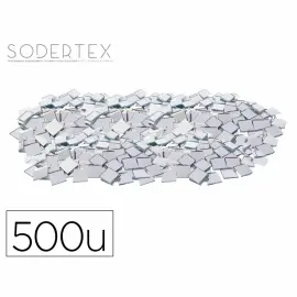 Gommette loolipo mosaique miroir 1, 3x1, 3cm sachet 500 unit&eacute;s - Sodertex loolipo photo du produit
