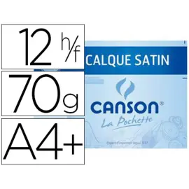 Papiers calque crayon encre dessin industriel 70/75g a4+ 12f - Canson photo du produit