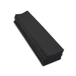 Paquet de 10 feuilles de papier crepon 0,5 x 2m - Noir - Clairefontaine photo du produit