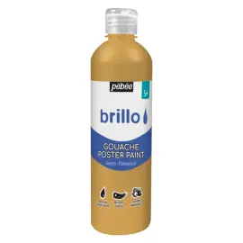 Gouache liquide Brillo pr&ecirc;te &agrave; l'emploi - 500 ml - Or - Pebeo photo du produit