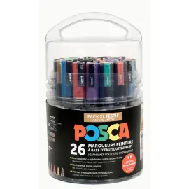 Pack educreatif festif + 30 masques animaux + fiche atelier - Posca photo du produit