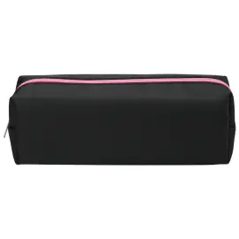 Trousses rectangulaires school "ecokids pop" noir zip fuchsia - Sign photo du produit