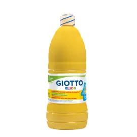 Flacon 1L gouache Elios - Jaune - Giotto photo du produit