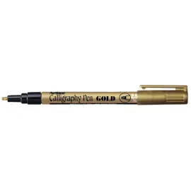 Marqueurs permanent pointe large biseaut&eacute;e 2.5mm or - Artline photo du produit