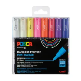 Marqueur pc1mc pointe conique extra fine 16 unit&eacute;s - Posca photo du produit