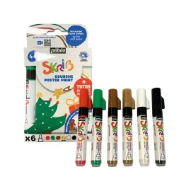 Set de 6 marqueurs Skrib gouache - No&euml;l - Pebeo photo du produit