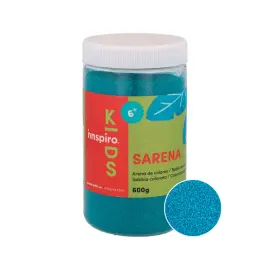 Sable de couleurs turquoise 600 gr - Innspiro photo du produit