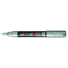 Marqueur pc1mc base eau pointe conique extra fine 0, 7mm argent - Posca photo du produit