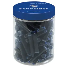 Pot de 100 cartouches d'encre - Bleu royal - Schneider photo du produit