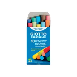 Bo&icirc;te de 10 craies standard coloris assortis - Giotto photo du produit