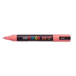 Marqueur pointe conique moyenne - Coloris corail - Posca photo du produit