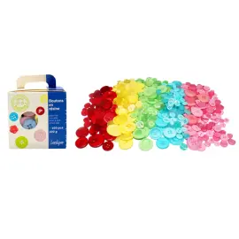 Bouton en resine loolipo 200g tailles et coloris assortis - Sodertex loolipo photo du produit