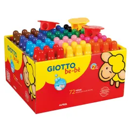 Classpack crayons couleur maxi 72 unit&eacute;s avec 3 tailles offerts - Giotto photo du produit