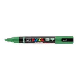 Marqueurs pointe moyenne brush marker vert fonc&eacute; pc5br vf - Posca photo du produit