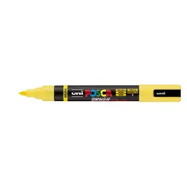 Marqueurs pointe moyenne brush marker jaune pc5br j - Posca photo du produit
