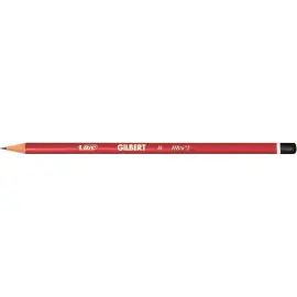 Crayons graphite gilbert hb corps rond haute qualite tete trempee - Bic photo du produit
