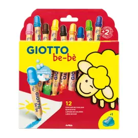Crayon couleur be - be maxi 12 unit&eacute;s + taille - crayon - Giotto photo du produit