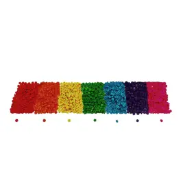 Perles loolipo rondelle bois 3x8mm coloris assortis pack 1000 unit&eacute;s - Sodertex loolipo photo du produit