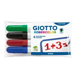 Pochette robercolor biseau 4 unit&eacute;s coloris assortis - Giotto photo du produit
