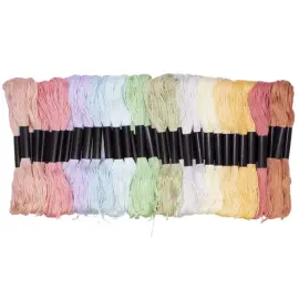 Fil loolipo broder/bracelets bresiliens 8m 13 coloris pastel - Sodertex loolipo photo du produit
