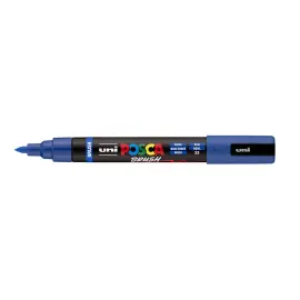 Marqueurs pointe moyenne brush bleu fonc&eacute; pc5br bf - Posca photo du produit